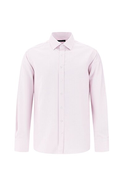 Kiğılı LonG Sleeve Slim Fit - Slim Fit Classic Satin Cotton Shirt