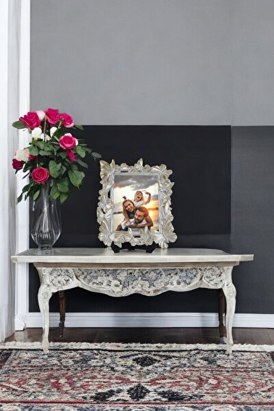 AYDİZAYN Butterfly Patterned Polyester Photo Frame