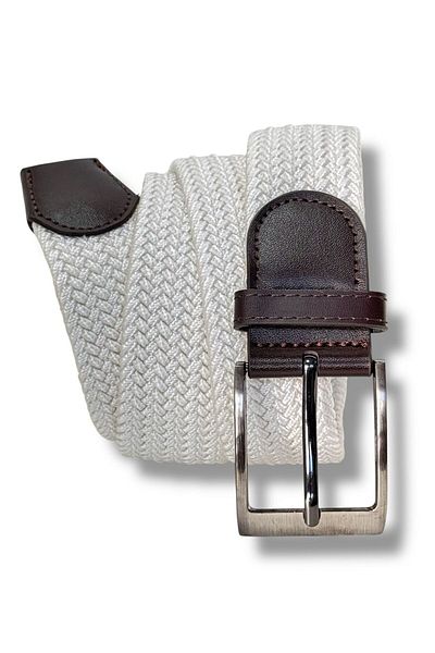 Gesa Men's Elastic Braided Flexible Belt 4 cm
