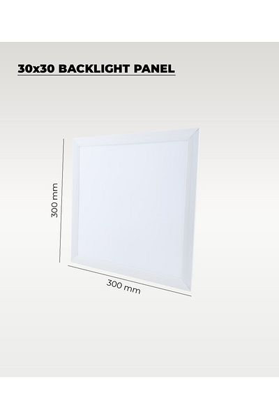 AC AYDINLATMA 24w 30x30 Backlight Led Panel Luminaire White Light 2 Pieces
