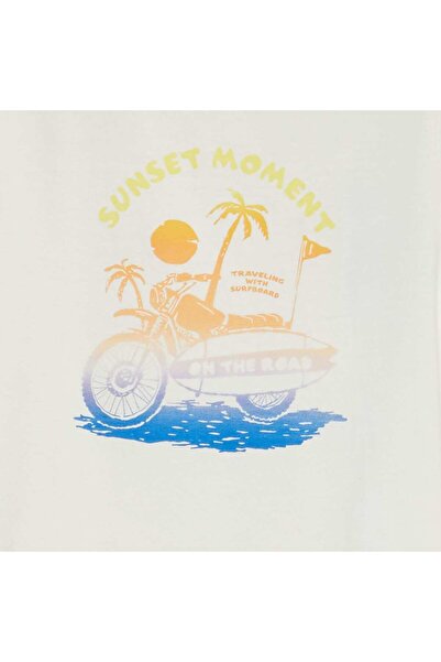 KIABI Fun print T-shirt WHITE