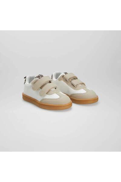 KIABI Low-top hook-and-loop trainers white