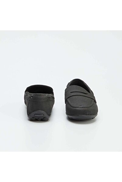 KIABI Plain deck shoes BLACK