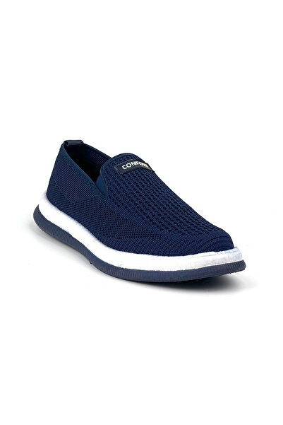 KAJILA Чоловічі сині дуже легкі трикотажні без шнурків еластичні легкі повсякденні кеди спортивні кросівки