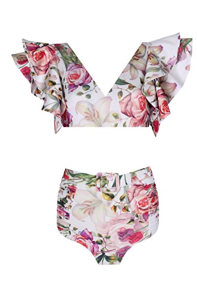 Nur Karaata Cosmos Bianca Bikini Set