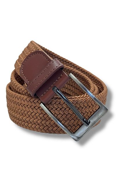 Gesa Men's Elastic Braided Flexible Belt 4 cm