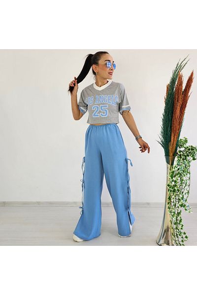 Altı Üstü Butik Pantaloni cu cravată la picioare