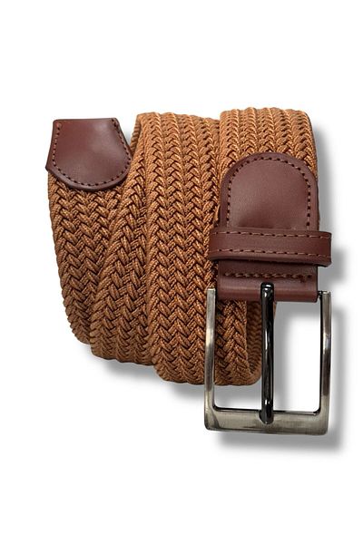 Gesa Men's Elastic Braided Flexible Belt 4 cm