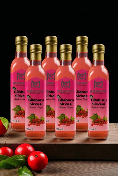 Minecal Doğal Fermente Gilaburu Sirkesi 6x500ml