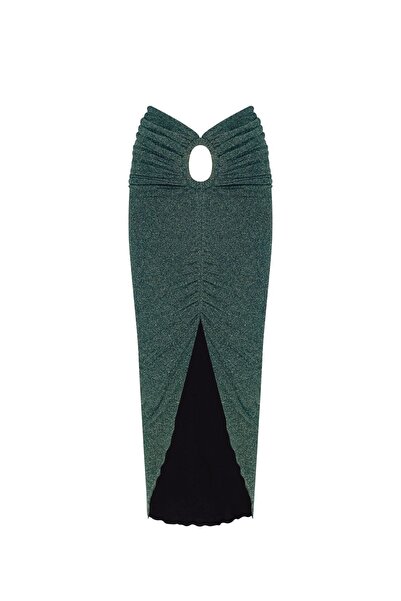 Nur Karaata Moon Sparkle Green Etek