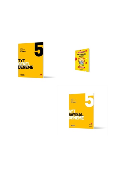 Hız Yayınları TYT 5li Genel ve AYT 5li Sayısal Deneme Seti