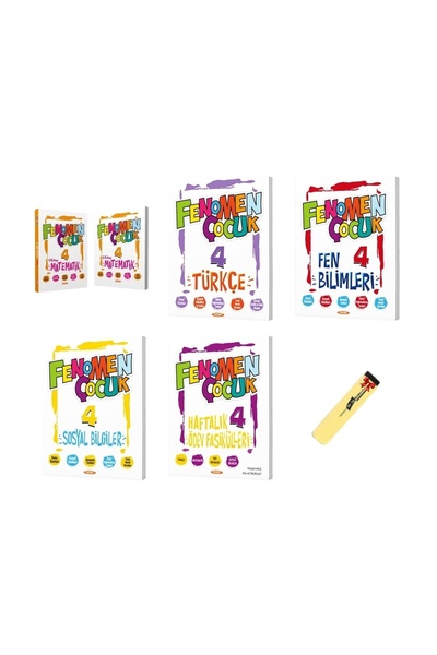 Fenomen Yayıncılık Fenomen Çocuk 4. Sınıf Matematik Türkçe  Fen Bilimleri Sosyal Bilgiler ve Ödev Fasikülleri