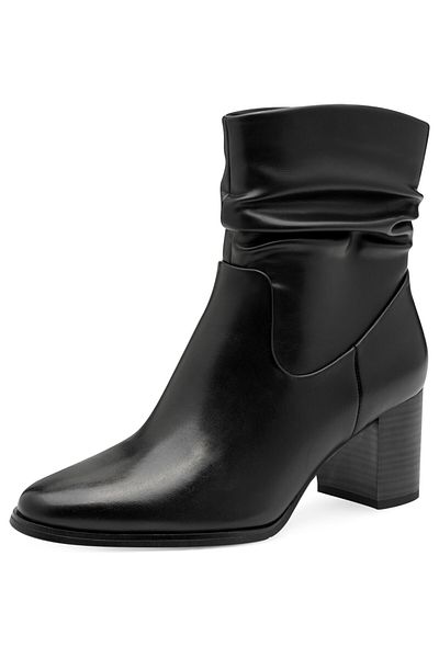 Marco Tozzi Damen Elegante Stiefelette 2-25335-43 Schwarz 001 Black Kunstleder