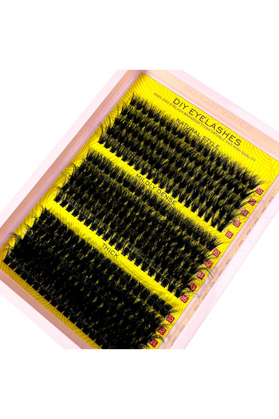 Choice مزيج 0.07 مم D 15 صفًا 506080 0.07 مم DIY 5D مجموعات رموش رقيقة 60D 80D 100D مجموعات رموش سميكة D C