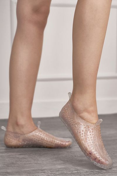 Nstil Καθημερινά Unisex Glittery διαφανή θαλάσσια παπούτσια Ανθεκτική αντιολισθητική σόλα Pool Beach Rafting σανδάλια 130