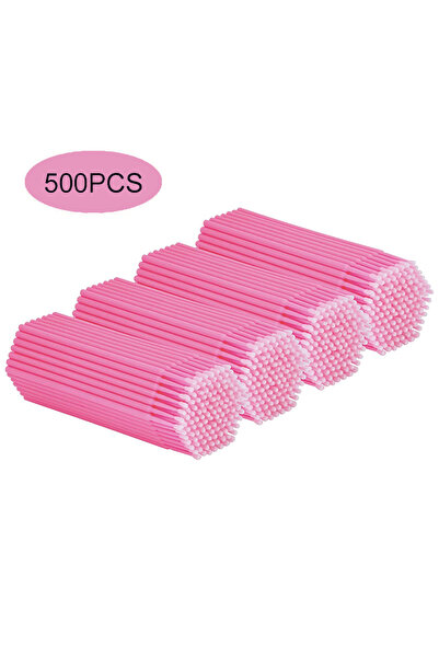 Choice Pink 500pcs/lot Eyelash Extension Cleaning Swabs Lash Lift Glue Remove...