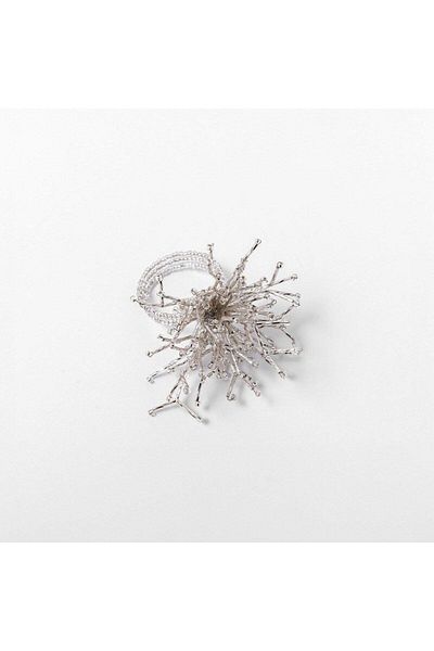Gül Güler Napkin Holder New Year Silver