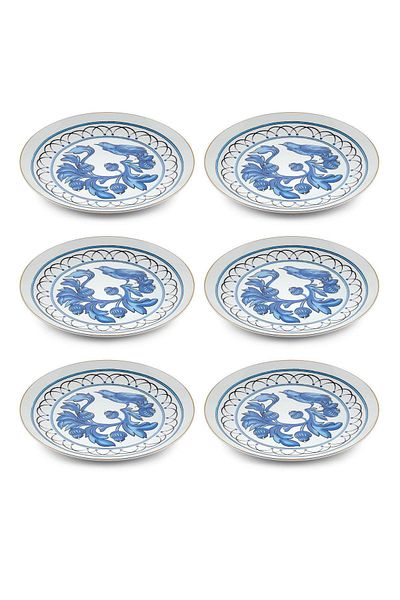 The Mia 6-Person Azul Cake Plate