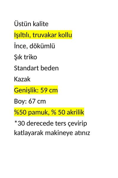 anne moda ankara Ανώτερης ποιότητας, αστραφτερό, βαμβακερό, πουλόβερ