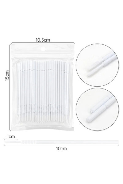 Choice White-opp Wholesale Lashes Brushes Eyelash Extension Makeup ToolsDisposable Spiral Handle Microbrush