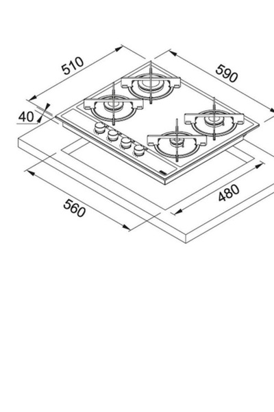 Franke Maris Fhma 604 4g ml E Ankastre Ocak