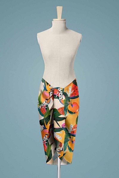 Pilloveland Passion 100*150 cm - Μακρύ Multi Chiffon Pareo Beach φόρεμα με κοντό και μακρύ εναλλακτικό