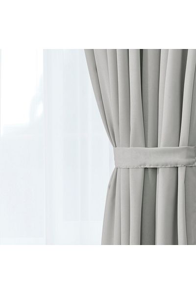 Evidea Soft Rista Background Curtain - Gray - 300X270 cm