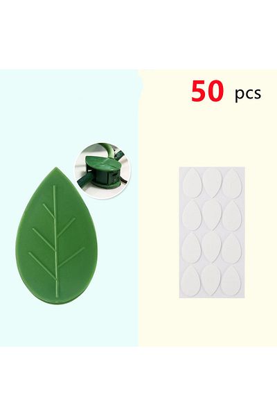 Choice 50pcs Plant Climbing Wall Fixture Rattan Vine Bracket Fixed Buckle Leaf Clips Traction Holder Plant