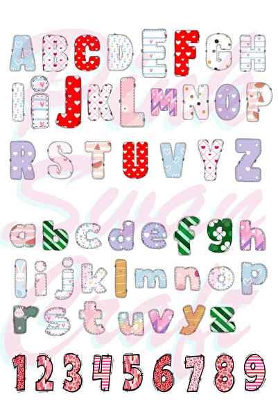 Pink Swan Craft Set nalepnica sa fontom za Dan zaljubljenih - Bullet Journal,...