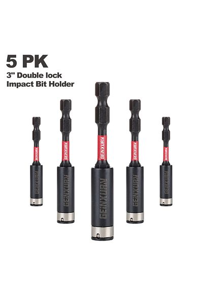 Choice 3inches 5pcs Geinxurn 3inches Impact Magnetic Screwdriver Bit Holders, S2 Alloy Steel Hex Shank Exte