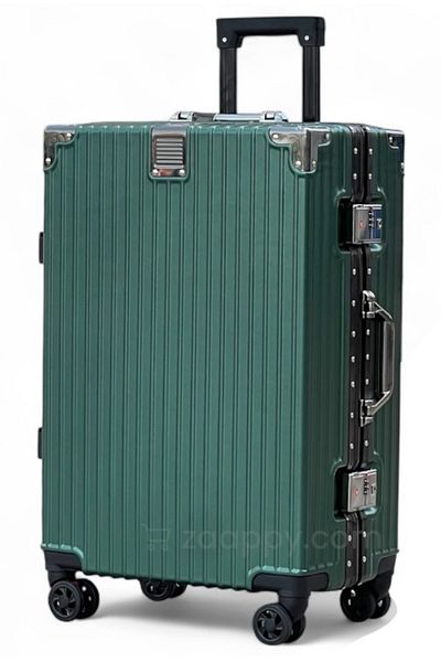 ZAAPPY Aluminum Frame Luggage, silent spinner wheels, zipperless hard shell, 24 inch [20-25KG]