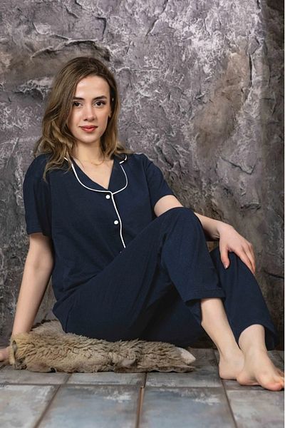 Sude HOMEWEAR Дамски пижамен комплект с къс ръкав