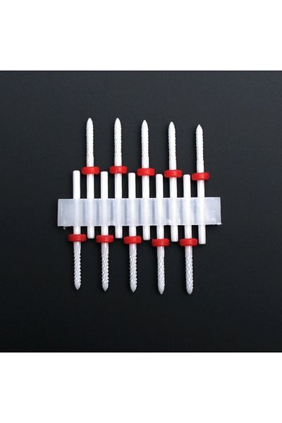 Choice 10pc-e6d 10pcs Ceramic Nail Drill Bits Set Milling Cutter For Electric Manicure Bit Flame Corn Files