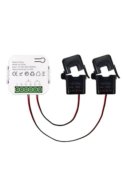 Choice 2 Channels-2ct Tuya Smart New Wifi Energy Clamp Bidirectional Meter With Buzzer Alarm For Threshold