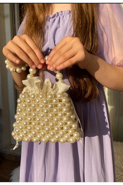ISTANBUL STYLES Pearl Bag Pearl Bead Bag