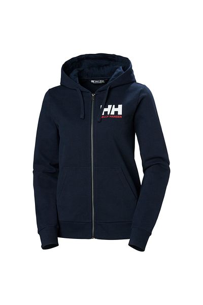 Helly Hansen Дамски суитшърт с качулка и лого HH Full Zip 2.0