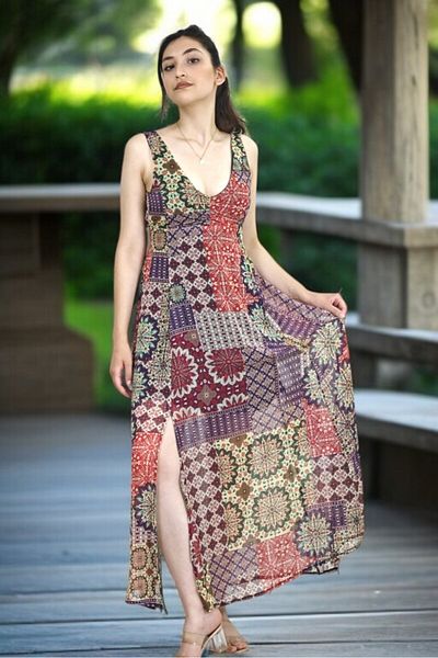 yagmurberen Piept cu model și fără spate - Rochie de seară căptușită și cu fante