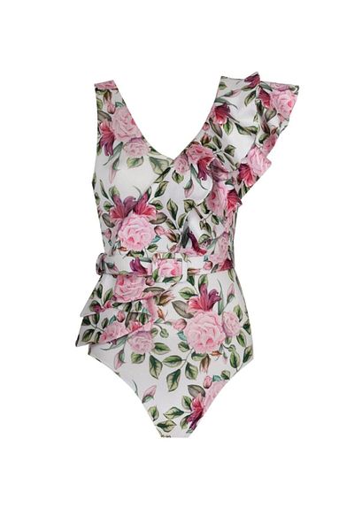 Nur Karaata Lilac Rose Swimsuit