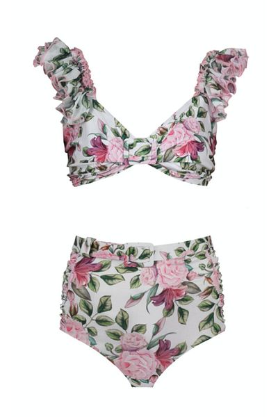 Nur Karaata Calla Lily Bikini Set