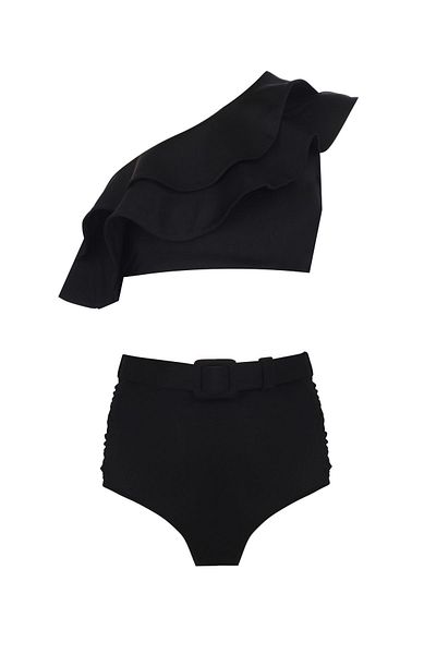 Nur Karaata Cliantha Black Bikini Set