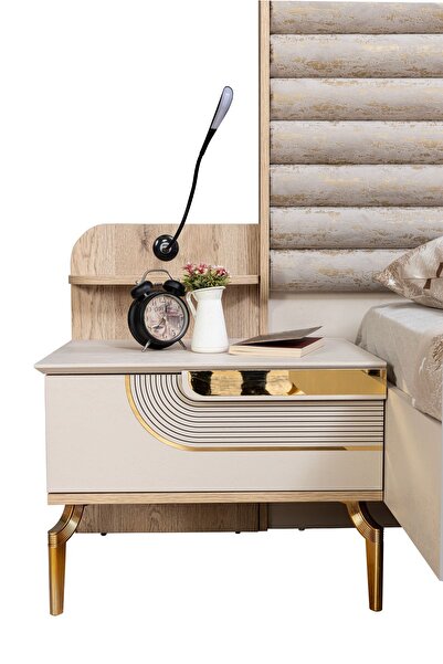 Velura Home & Living Uriel Yatak Odası (Dolap-Şifonyer-Komodin-Karyola)