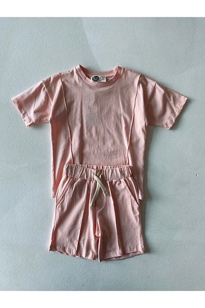rg kidsstore Set pantaloni scurți și tricou din bumbac pentru copii unisex
