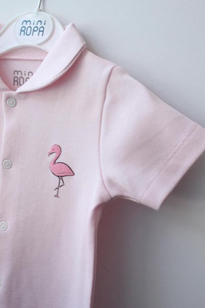 Mini Ropa Polo Neck Summer Baby Romper |   Collared Baby Girl Short Jumpsuit