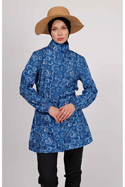 GAVLİA Μπλε Σπιράλ Μαγιό Νούα (Μονό) - Δώρο με τσάντα