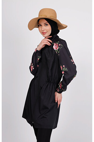 GAVLİA Σετ μαγιό με μοτίβο λουλουδιών Mira (Τοπ + Κολάν + Τσάντα) – Σετ 3 τεμ...