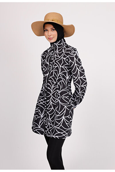 GAVLİA Μπλουζάκι μαγιό με γεωμετρικό σχέδιο Nuu (μονό) - Δώρο με τσάντα