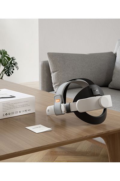 SYNTECH | Head Strap for Meta/Oculus Quest 3/3S |White
