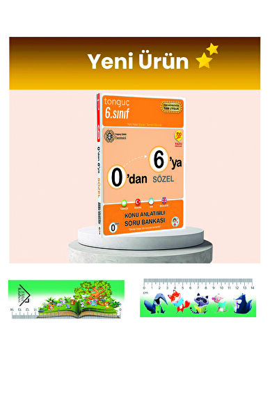 Tonguç Yayınları 0'dan 6'ya Sözel Konu Anlatımlı Soru Bankası 2026