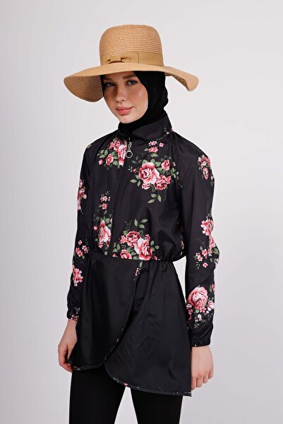 GAVLİA Σετ μαγιό με μοτίβο λουλουδιών Runa (Τοπ + Κολάν + Τσάντα) – Σετ 3 τεμ...