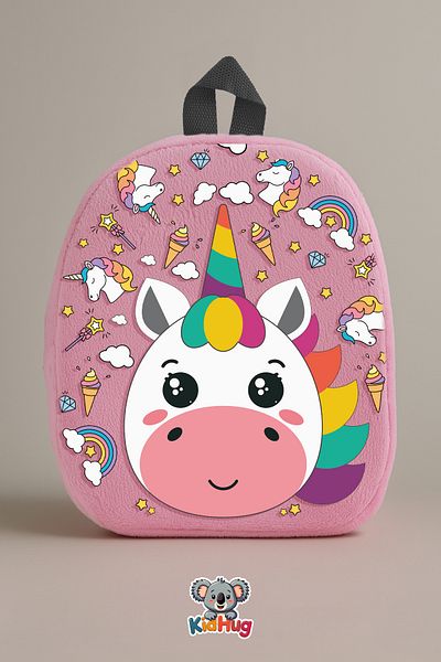 KidHug Unicorn Kids Bag Nursery Toy Kids Backpack 0-8 Years